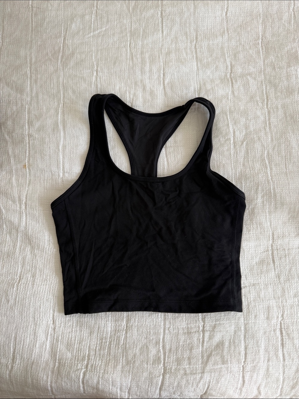 Aritzia TNA action racerback tank black